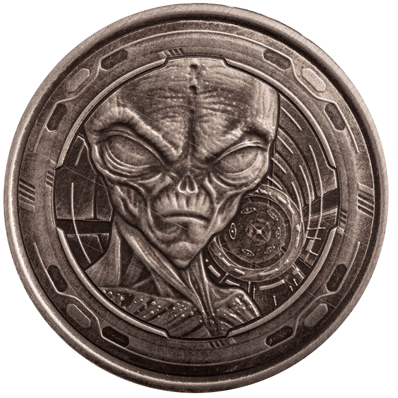 Buy 1/2 oz Silver Ghana Alien 4 Coin Set (2022) Price in Canada TD